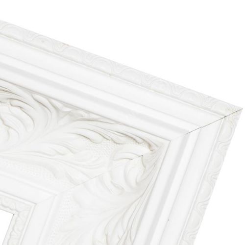 Biała szeroka zdobiona