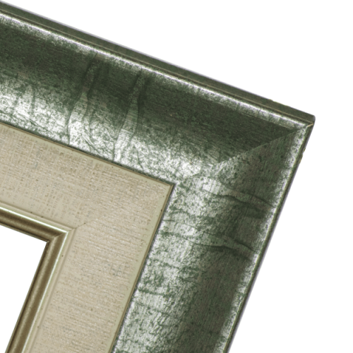 Szeroka zielono biała